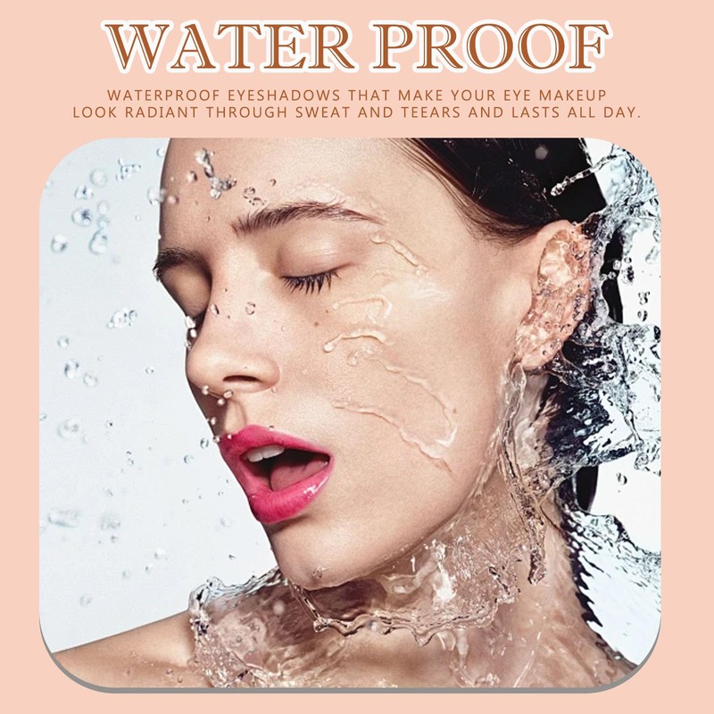 2PCS Waterproof Eyeliner and Brow Pomade, Long-Lasting Smudge-Proof Formula, High