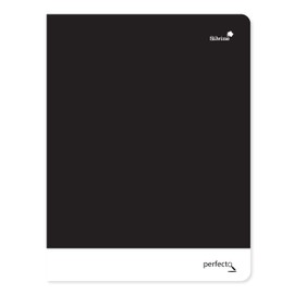 Silvine A4+ Perfect Bound Notebook 160 Pages (80 Leaves) Ruled 8mm Feint with Soft Touch Laminated Cover. Ref PERA4RBBST, Assorted Color, 1 Piece