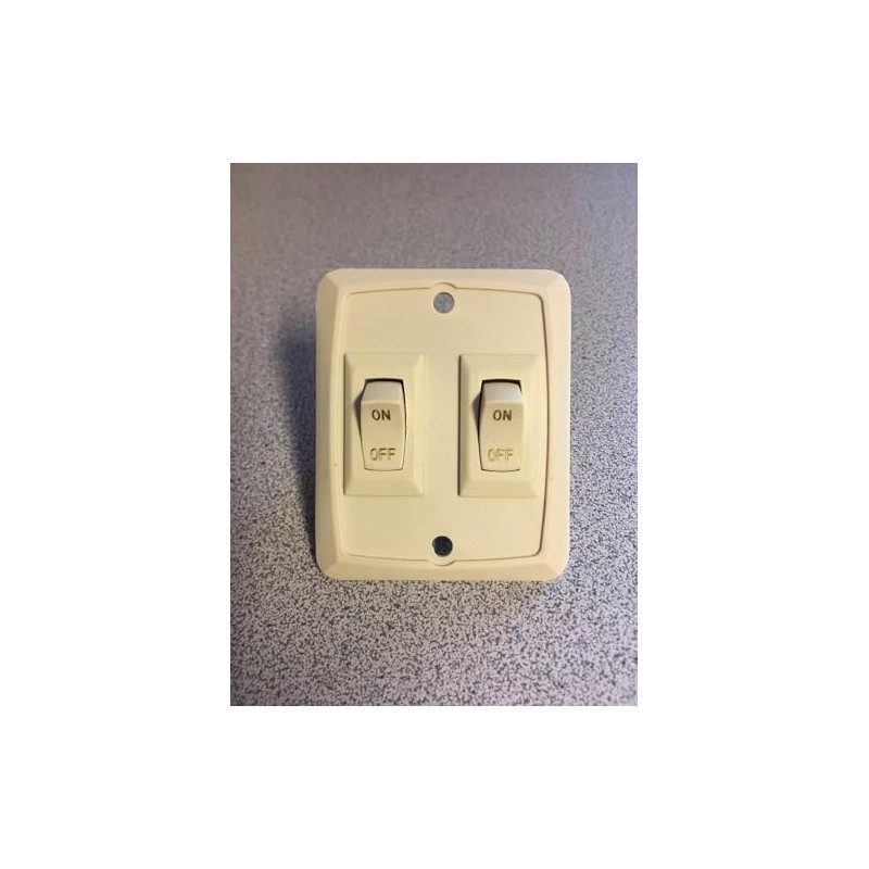 ZUROJ LQFHP RV 12 Volt Double Wall Light Switch Trailer