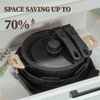 23Pcs Ceramic Cookware Set Non Stick Pots and Pans Set
