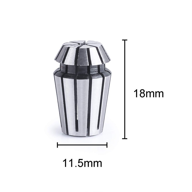 SainSmart Genmitsu 7Pcs ER11 Spring Collet Set for CNC Engraving