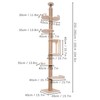 OUKANING Cat Tree, Modern 5-Level Large Cat Tower with Sisal-Covered