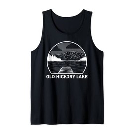 OLD HICKORY LAKE TENNESSEE Funny Fishing Camping Summer Gift Tank Top