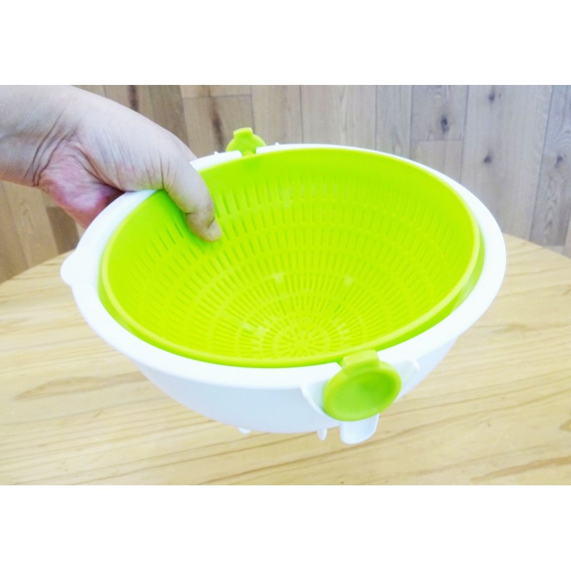 KOKUBO(コクボ) 小久保工業所 小久保 ざる スピンホイール コランダー スモール グリーン KK-305