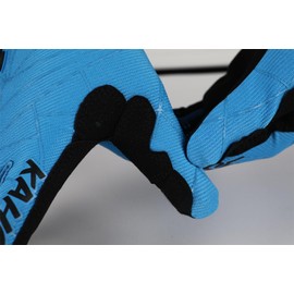 EXCEREY Spider Web MTB Motorcycle Biking Cycling Gloves Full Finger Off-Road Racing Gloves for Men Women & Mountaineering (Blue, Size S)