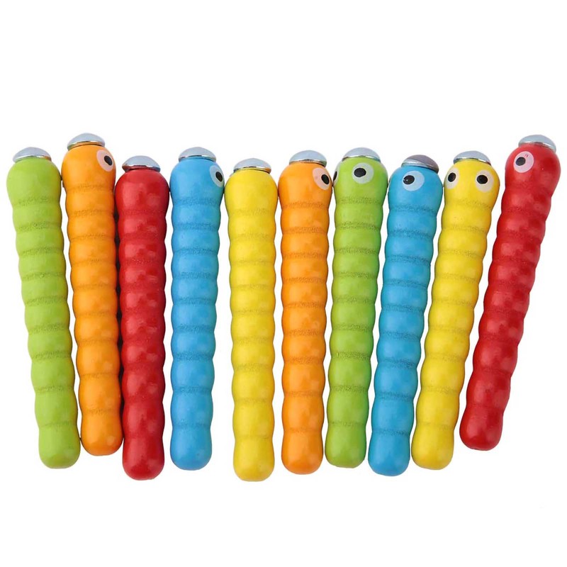 Capture Worm Magnetic Wooden Toy Kid Educational Intelligence Development Toys