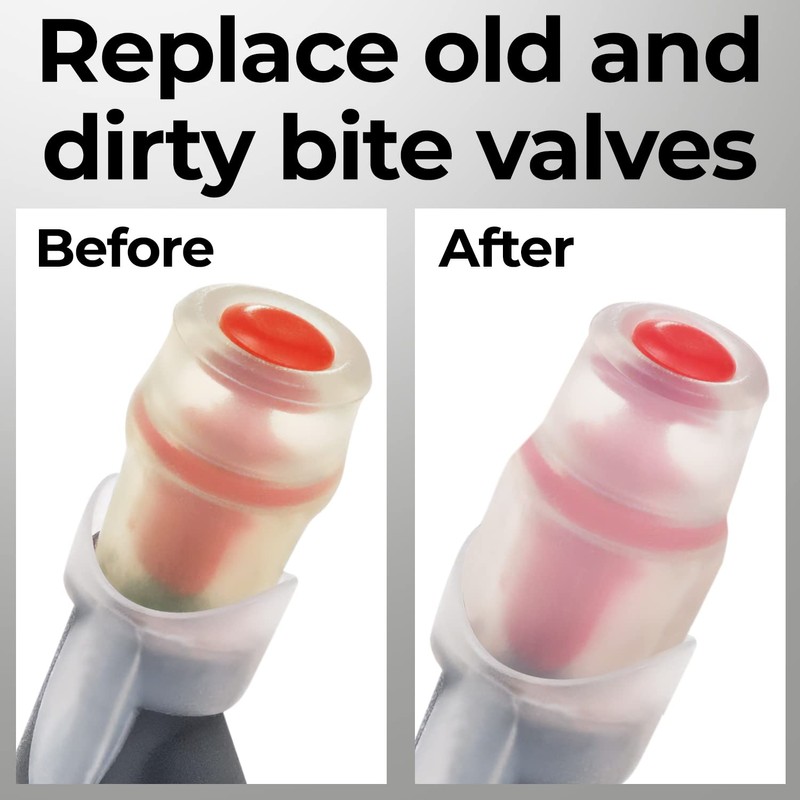 Samorillo 5-Pack Replacement Bite Valve Nozzles Compatible with Osprey, Nathan