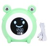 Kids Alarm Clock Cartoon Animal Shaped Gentle Music Night Light