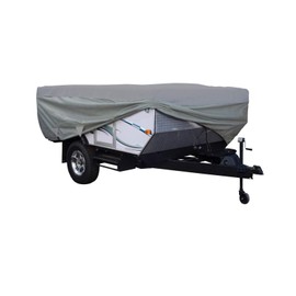 SavvyCraft Waterproof Pop Up Camper Cover, All Weather Protection Tent Trailer Cover fits Popup Folding Camper Trailer 10 Feet to 12 Feet Long
