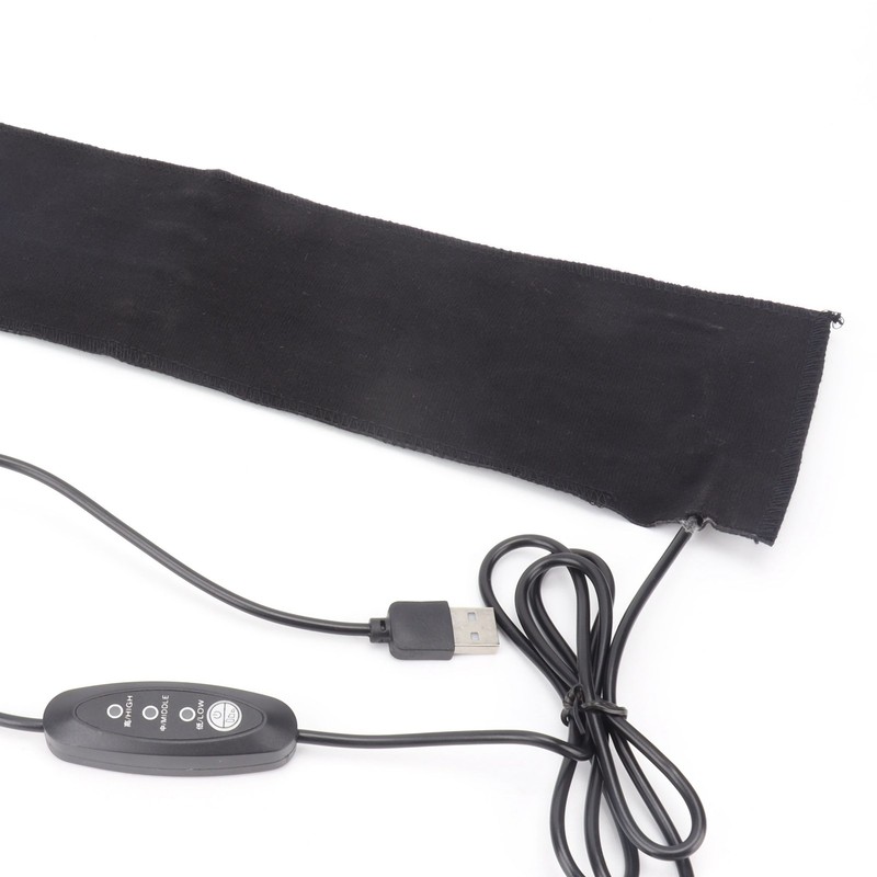 USB Heating Pad Foldable Carbon Fiber 3 Gear Temperature Adjustment