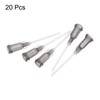 uxcell 20 Pcs 16G Plastic Dispensing Needles, 1" PTFE Glue