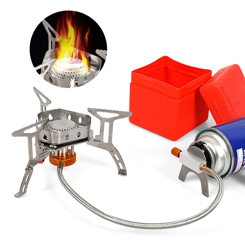 3500W Ultralight Portable Camping Stove with Storage Case for Outdoor