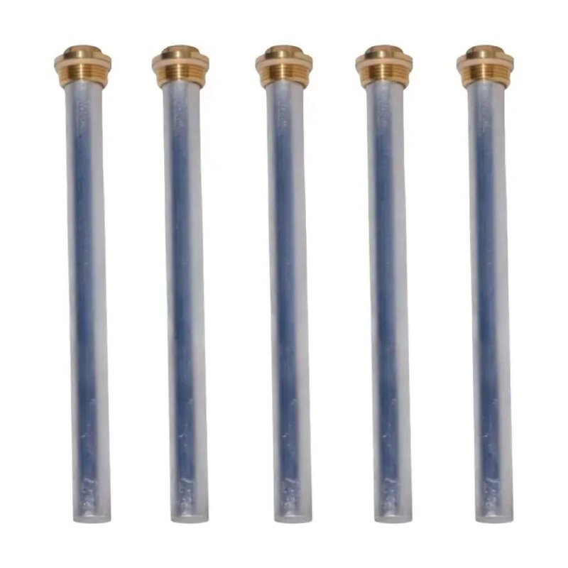 5 Barra Magnesio Para Calentador Solar C/adaptador Bronce3/4