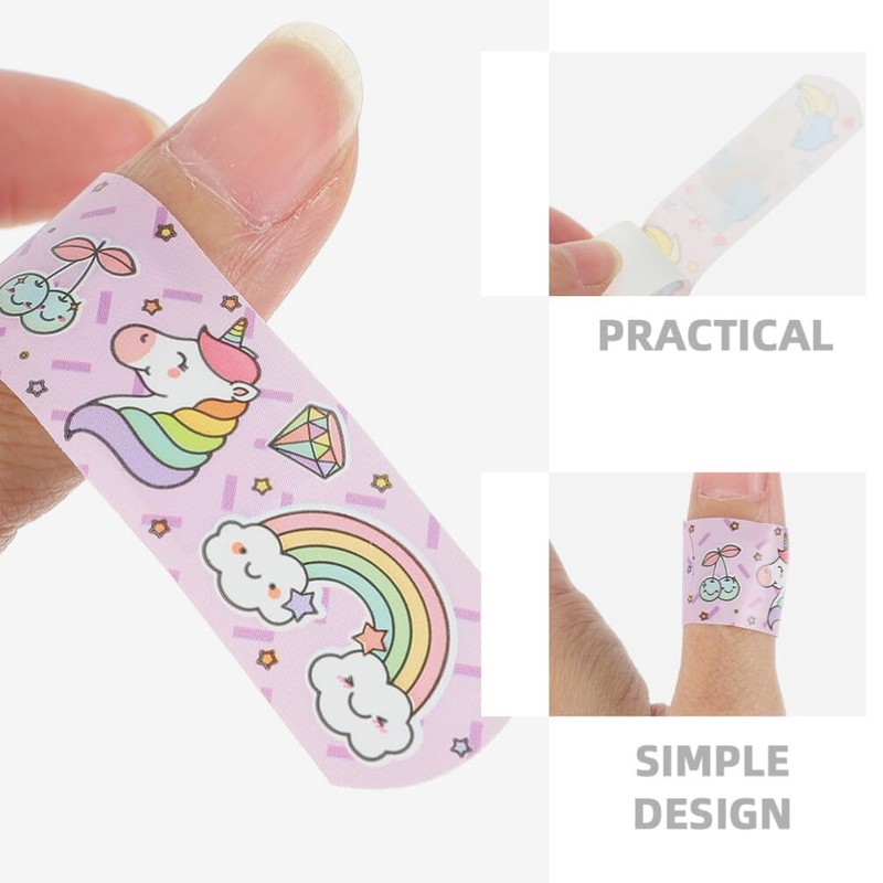 Healvian 60pcs Cartoon Breathable Boys and Girls Care for Boys