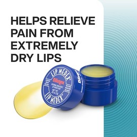 Blistex Lip Medex, 0.25 onzas, alivio medicado con enfriamiento inmediato, calma y protege, hidratación avanzada, restaura el equilibrio de humedad saludable en los labios, paquete de 12