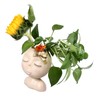Face Flower Pot Head Planter Pots Resin Succulent Planter with