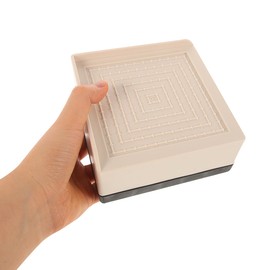 Gadpiparty White Square Furniture Leg Pads - Non-Slip Chair Coasters for Hardwood Floors, Sofas, Tables | No Residue, Easy Install