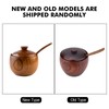 VIFERR Sugar Bowl Wooden Spice Box Salt Container with Lid