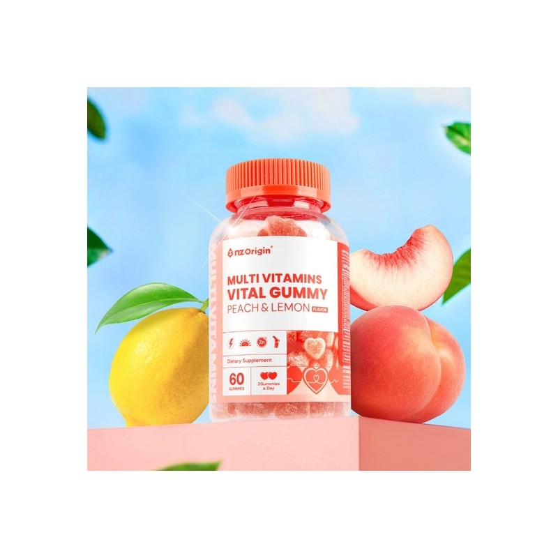 NZ Origin [1+1] Peach & Lemon Flavor / Multivitamin Vital
