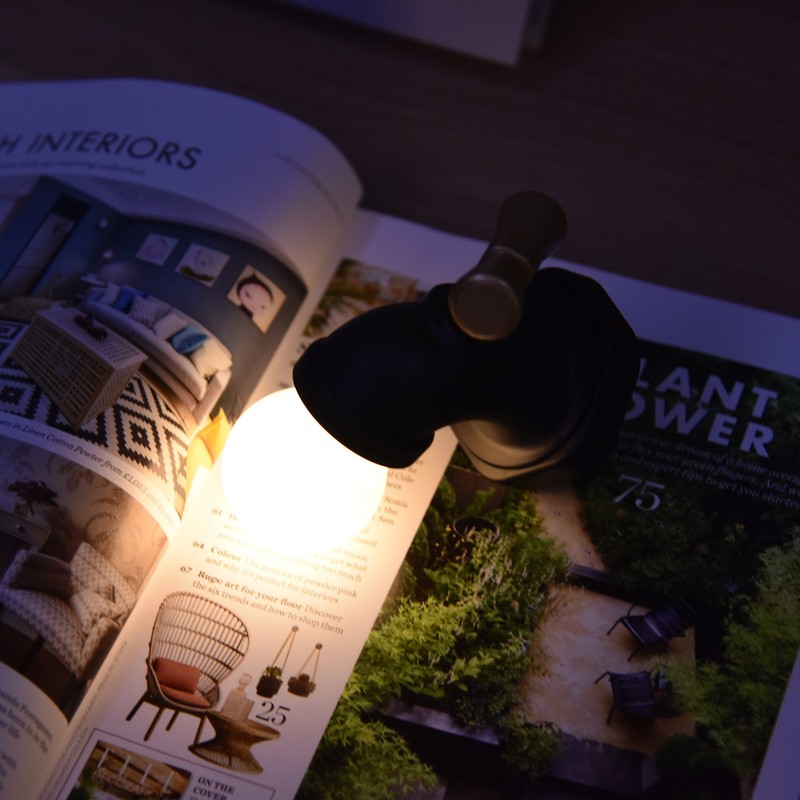 Creative LED Faucet Night Light USB Charging Voice Controlled Induction