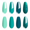 Vishine Gel Nail Polish Set - 4 Colors Dark Green