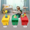 6Pcs Kids Lap Desk Tray, Plastic Breakfast Laptop Trays with