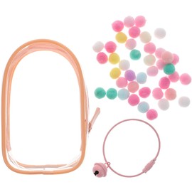Toyvian Mini Bolsa De Exhibición De Figuras Bolsa Organizadora De Muñecas De Moda Bolsa con Cremallera Mini Bolsa Transparente para Mostrar Figuras
