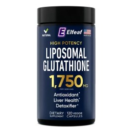 Glutatión Liposomal De 1750 Mg Con Vitamina C 120 Cap Sabor Sin Sabor