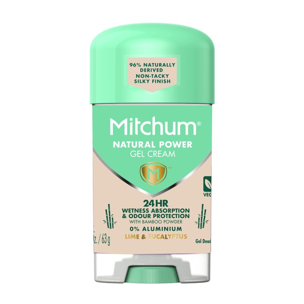 Mitchum Women's Natural Power Gel Cream Lime Eucalyptus