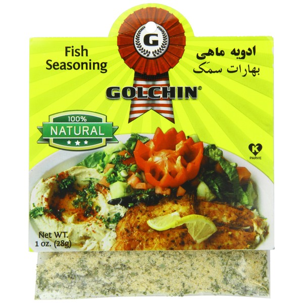 Golchin Fish Seasoning, 1-Ounce Bags (Pack of 12)