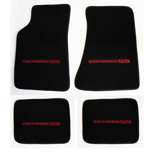 AFM NEW! Carpet Floor Mats 1982-2002 Camaro SS Embroidered Logo