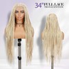 Fancy Hair Full Lace Braided Wigs for Black Women Knotless