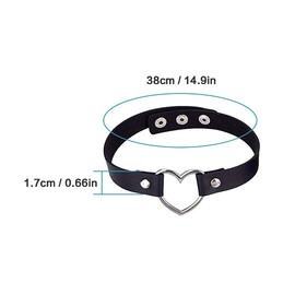 Liuxn Vintage Collar Heart Choker Necklace Set, 4 Pack …