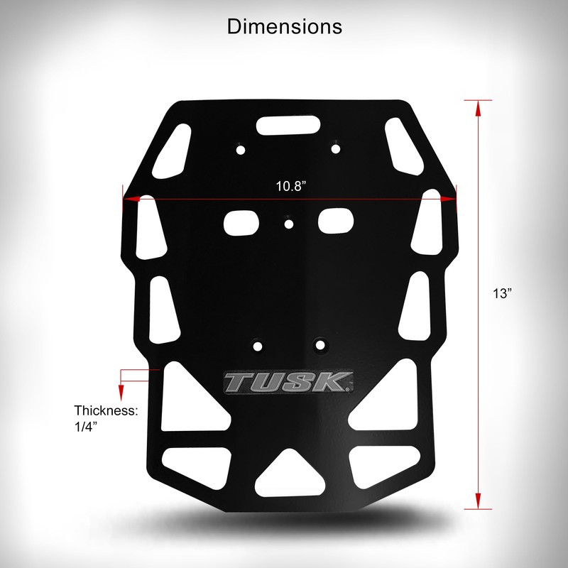 Tusk Top Rack Luggage Carrier Rear Tail Rack Compatible with