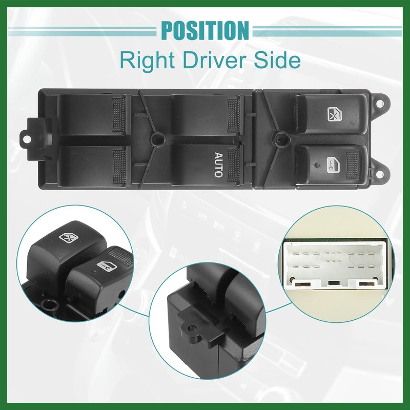 Motoforti Driver Side Power Window Switch for ISUZU D-MAX PICK-UP