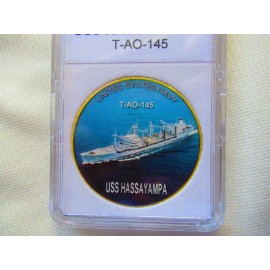 US NAVY - USS HASSAYAMPA (T-AO-145) Challenge Coin