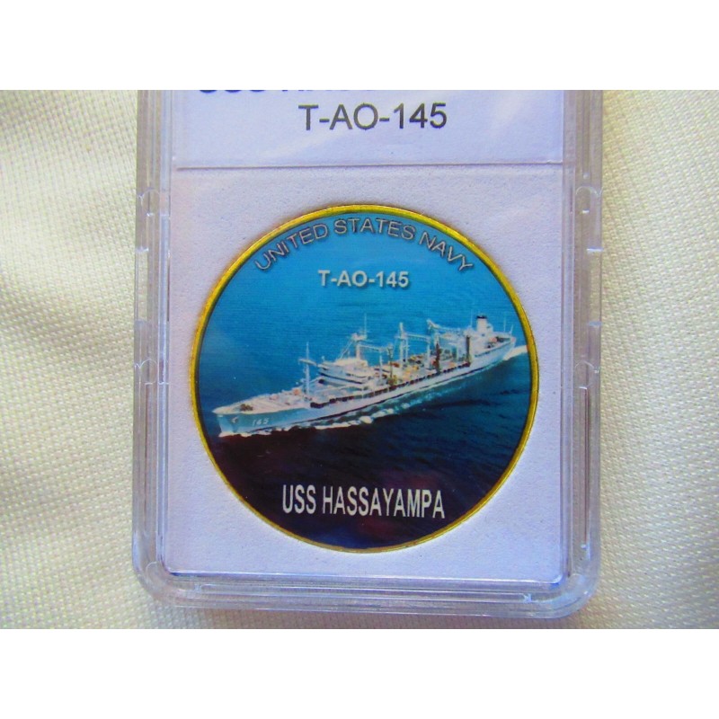 US NAVY - USS HASSAYAMPA (T-AO-145) Challenge Coin
