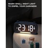 Radio Alarm Clock Besides with Bluetooth Speaker and Night Light,