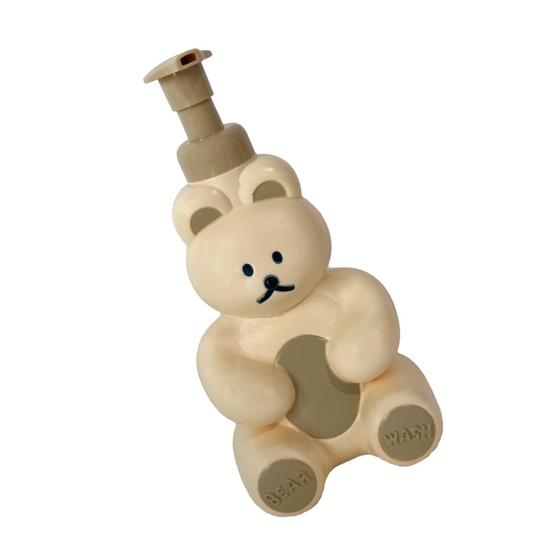 Foam Pump Bottle Cute Bear Shape Large Capacity Foaming Soap