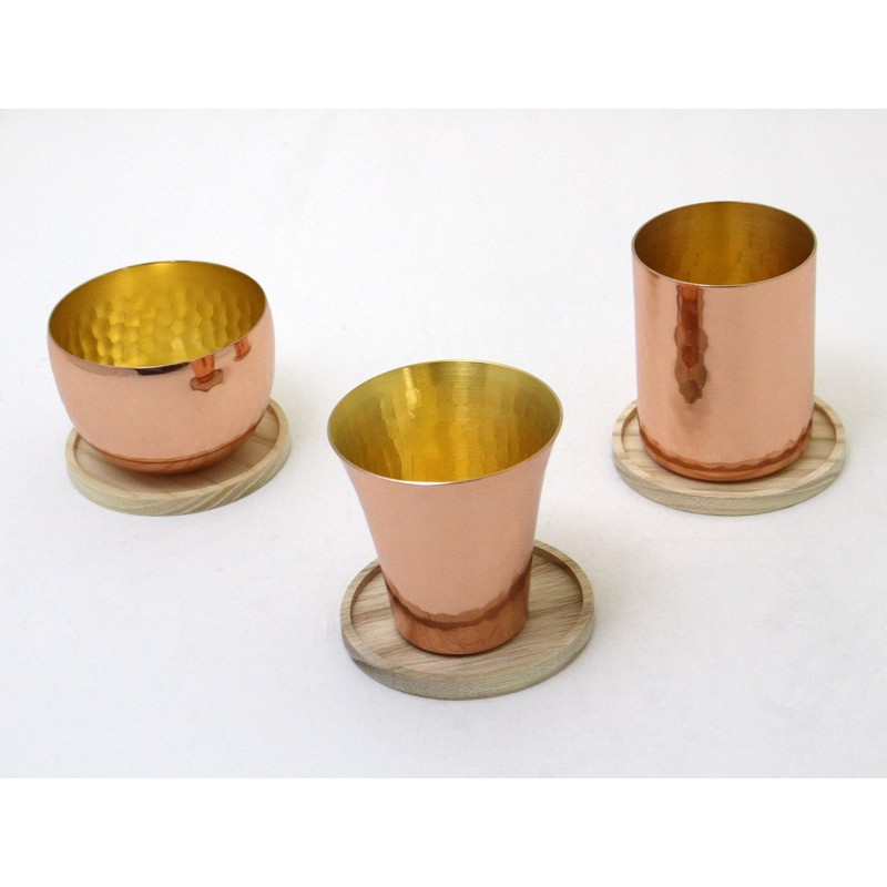 Asahi Super Commitment Copper Cup Pure Copper, Cold Sake Cup
