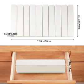 Large Stone Dish Drying Mat，Diatomaceous Dish Drying Mats 24"(L)×16"(W) Fast Dry Super Absorbent Collapsible Dish Drying Mats for Matches Any Countertop Dishes, Bottles, Cups