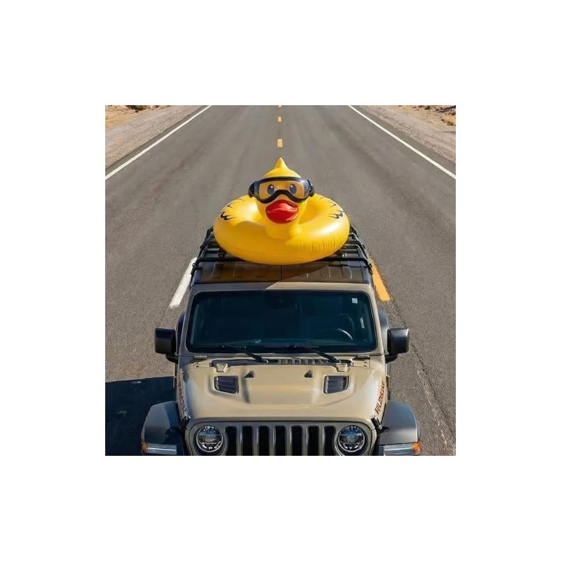 Float Joy Funny Duck Pool Floats Adult Giant Inflatable Rubber