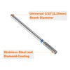 sourcing map 5pcs 120-140 Grits Diamond Grinding Bit 2.5mm Cylinder