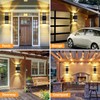 DASTOR Motion Sensor Outdoor Wall Lights 2 Pack, Dusk to