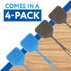 Impresa Extra Large Fly Swatter - 4-Pack, Blue & Grey
