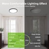 hykolity 12 Inch Selectable CCT LED Round Flat Panel Light,