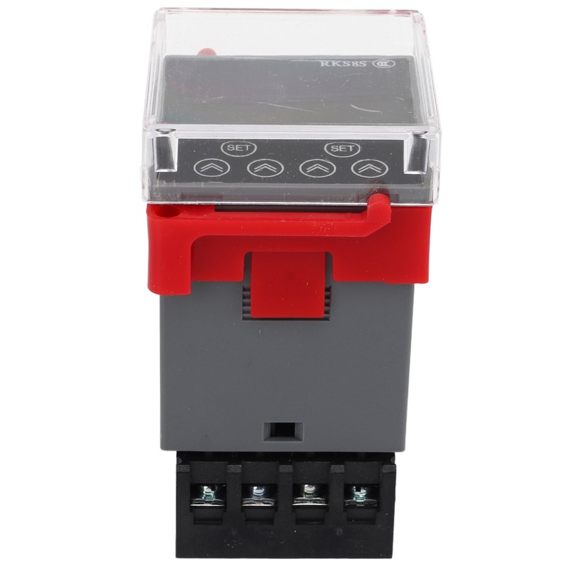 Time Relay LCD Display Multifunctional PP Flame Retardant Housing Delay