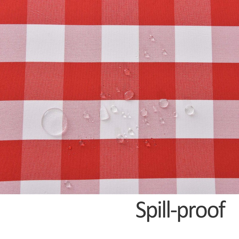 Maxmill Atlas 70 - Mantel individual, color rojo y blanco