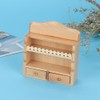 1:12 Miniature Doll House Kitchen Wall mounted Storage Rack Accessory