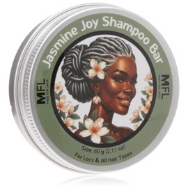Made For Locs Shampoo Bars - Zero Waste Shampoo Bar, Travel Size Shampoo Bar, Natural Hair Cleanser for Locs & Dreadlocks, 60 g (Jasmine Joy)